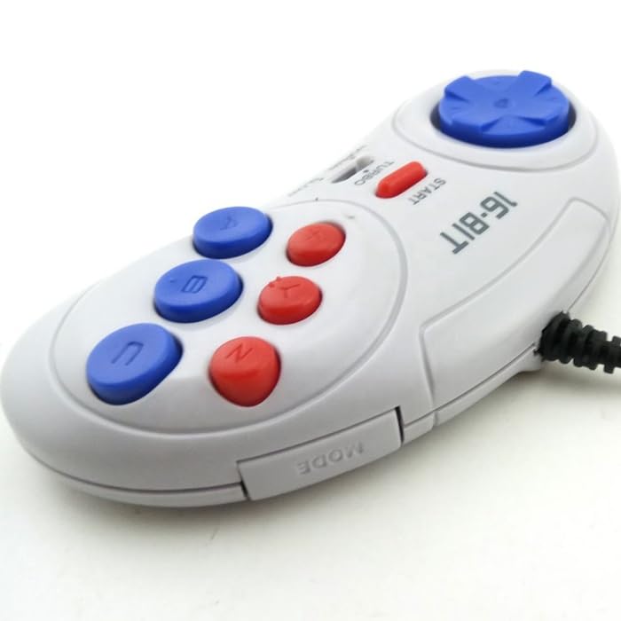 MD(メガドライブ) ６ボタンワイヤレスコントローラー Amazon.co.jp: MD (メガドライブ) 6ボタン コントローラー スロー